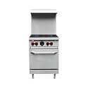 VULCAN SX Series - Value Engineered Light Duty Restaurant Range (24" 4-Burner, Propane Gas, High Elevation)