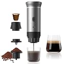 Vunzo Electric Espresso Machine, Portable Coffee Machine, Self-Heating with USB-C, Capsule Coffee Machine Mini, Travel Coffee Machine, Camping Coffee Machine