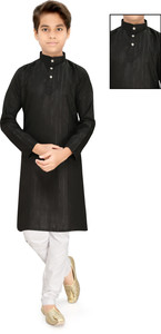 vuriq boys striped straight kurta
