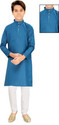 vuriq Boys Striped Straight Kurta