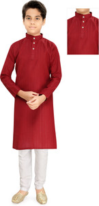 vuriq boys striped straight kurta
