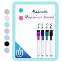VUSIGN Magnetic Dry Erase Board, 8.5 x 11 Inches White Board, Green