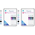 VUSIGN Small Dry Erase Whiteboard, 8.5 x 11 Inches White Board for Kids, Students, Fridge, Locker, Mini Dry Erase Board (Pack of 2)