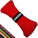 VVAAGG Paracord Rope 550 lb, 4MM 7-Strand Nylon Parachute Cord