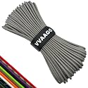 VVAAGG Paracord Rope 550 lb, 4MM 7-Strand Nylon Parachute Cord, 200ft