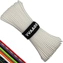 VVAAGG Paracord Rope 550 lb, 4MM 7-Strand Nylon Parachute Cord, 200ft