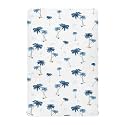 Tropical Tree Palm Sheets for Toddler &amp; Baby, Neutral Mini Crib Mattress Sheets, Soft &amp; Breathable 52 * 28 * 9In White