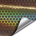 VViViD Bio HEX+ Air-Tint Headlight Vinyl Roll (17.9" x 60", Smoke Micro Pattern)