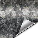 VViViD+ Forged Composite Carbon Patternless Car Vinyl Wrap Roll (1.5ft x 5ft, Ghost Metal)