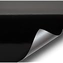 VViViD Gloss Black Vinyl Wrap Adhesive Film 24" x 12"