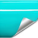 VViViD+ Premium Vinyl Wrap Film (1/2ft x 5ft, Gloss Miami Teal)