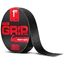 VViViD Heavy-Duty Non-Slip Black Rubberized Self-Adhesive Grip Tape Roll (1in x 20ft)