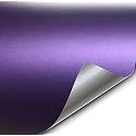 VViViD+ Matte Metallic Purple Vinyl Wrap Roll (2ft x 2.5ft - 4 Pack)
