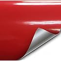 VViViD+ Premium Vinyl Wrap Film (1ft x 5ft, Gloss Rosso Corsa Red)