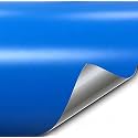 VViViD+ Premium Vinyl Wrap Film (25ft x 5ft, Matte Smurf Blue)