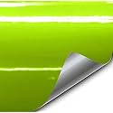 VViViD+ Premium Vinyl Wrap Film (50ft x 5ft, Gloss Viper Lime Green)