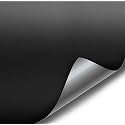 VViViD Satin Flat Matte Stealth Jet Black Vinyl Wrap Roll with Air Release Technology (100ft x 5ft)