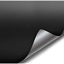 VViViD® Satin Flat Matte Stealth Jet Black Vinyl Wrap Roll with Air Release Technology (15ft x 5ft)