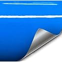 VViViD+ Smurf Blue Gloss Vinyl Car Wrap Film (3ft x 5ft)