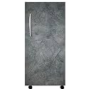 Floor Design Fridge Stickers for Single and Double Door Refrigerator Living Kitchen Home Decorative Self Adhesive Water Proof Vinyl Printed Big Size 3D Decals (Single Door (60 x 125 cms))