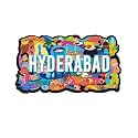 Hyderabad Fridge Magnets Refrigerator Home Kitchen Décor India Souvenir Wooden MDF Fridge Magnet L X H 3 X 3 Inch