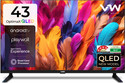 VW Spectra Series 109 cm (43 inch) QLED Full HD Smart Android TV