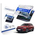 For VW Volkswagen ID.3/ID.4/ID.Buzz 2024-2026 &amp; Golf/GTI/Tiguan 2025-2026 12.9 Inch Glossy Screen Protector - [More Clear&amp; Smooth] - 9H+ Tempered Glass - Mounting Frame One-Pull Installation