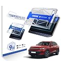 For VW Volkswagen Tiguan 2025-2026 15 Inch Glossy Screen Protector - [More Clear&amp; Smooth] - 9H+ Tempered Glass - Mounting Frame One-Pull Installation