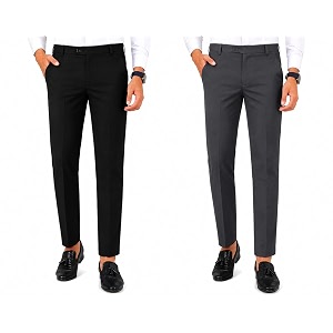 VX9 Mens Formal Trousers Smart Office