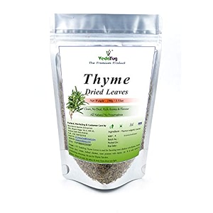 vy vedayug thyme leaves 50g for seasoning italian sauces salad sandwiches pizza healthy dried herbs herbal tea leaves for cough and cold- 50g