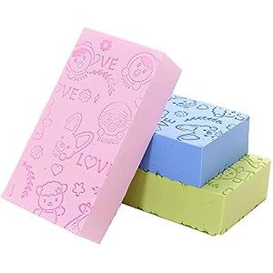 ultra soft exfoliating bath sponge for kids and adult soft body shower sponge super soft sponge exfoliate magic dead skin remover for women kids adultsmulticolor pack of 2