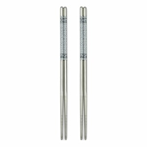 reusable metal stainless steel chopsticks dishwasher safe lightweight easy to use metal chop stick utensils 4