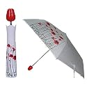 Unique and Different Type Fancy Rose Umbrella Lightweight Waterproof UV Protection Mini Folding Creative Rose Flower Case with Waterproof Compact Bottle Monsoon Summer (Rose Umbrella)