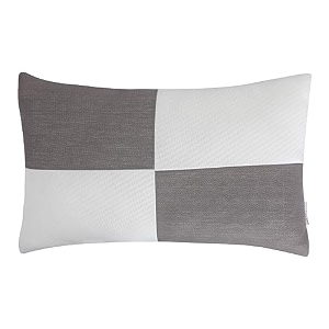 microfiber height adjustable hollow fibre sleeping pillow with zip  pillows set of 1 white and grey 27 x 17 inches  pillows with 4 month-warranty