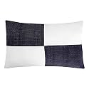 Microfiber Height Adjustable Hollow Fibre Sleeping Pillow with Zip | Pillows Set of 1 (Blue and White, 27 X 17 Inches) | Pillows with 4 Month-Warranty