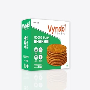 vyndo moong bajra bhakhri 180 gm millet snacks healthy snacks gluten free millet