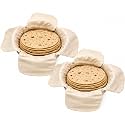 Cotton Set of 3 Double Layer Roti Clothes Wrap with Flaps Casement Cotton Cloth for chapati for hot case Kitchen Chapati Cloth wrap roti Cloth (Beige)