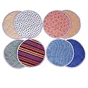 VYNTRIX 100% Cotton Round Premium Roti Cover|Chapati Covers|Roti Rumal|Traditional Roti Rumals | Traditional Rumals to Keep Roti/Chapati Fresh- Assorted (Set of 4)