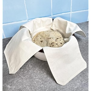 vyntrix set of 3 cotton double layer roti wrap with flaps - muslin cloth for chapati hot case kitchen wrap beige