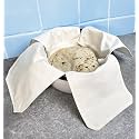 VYNTRIX Set of 6 Cotton Double Layer Roti Wrap With Flaps - Muslin Cloth for Chapati and Hot Case Kitchen - Beige