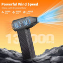 VZOIR Turbo Jet Portable Air Cooler Fan with Type-C Charging Backward Inclined Air Blower