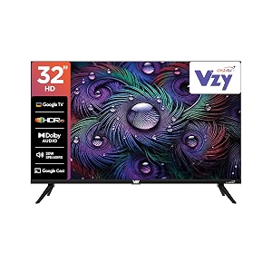 VZY by Dish TV with DTH & OTT Subscription 80 cm (32 inch) HD Ready Smart TV with 1 Year Premium Bundled Content Offering (200+DTH Channels & 18+OTTs)