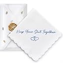 Wedding Handkerchief, Something Blue for Bride, Mother of Bride Gift