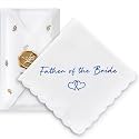 Wedding Handkerchief, Something Blue for Bride, Mother of Bride Gift