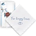 Wedding Handkerchief, Something Blue for Bride, Mother of the Bride Gifts