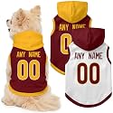 W Dog Clothes Custom Jersey Style Dog Hoodie for Pet
