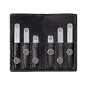 Würkin Stiffs Assorted Power Stays Magnet Collar Stay Travel Set Leather Wallet Case | Gift for Men | Seen on Shark Tank