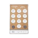 Würkin Stiffs Polo Stays | Adhesive Magnetic Collar Stays for Polo Shirts | As Seen on Shark Tank | 10 Pack + 2 Power Button Magnets