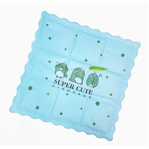 w stand cooling mat for laptop or pets spring cooling cushion for laptop or petsice pillow in office blue dinosar