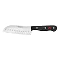 WÜSTHOF Gourmet 5" Hollow Edge Santoku Knife, Black